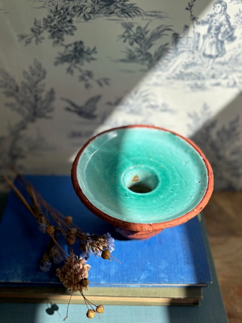 Vintage Nel Goedhart - Netherlands Ceramic Candle Holder - one available