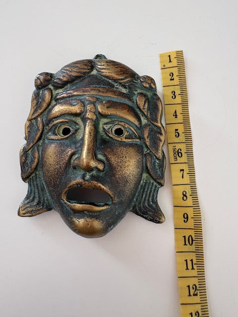 Decorative Brass Masks - one pair available
