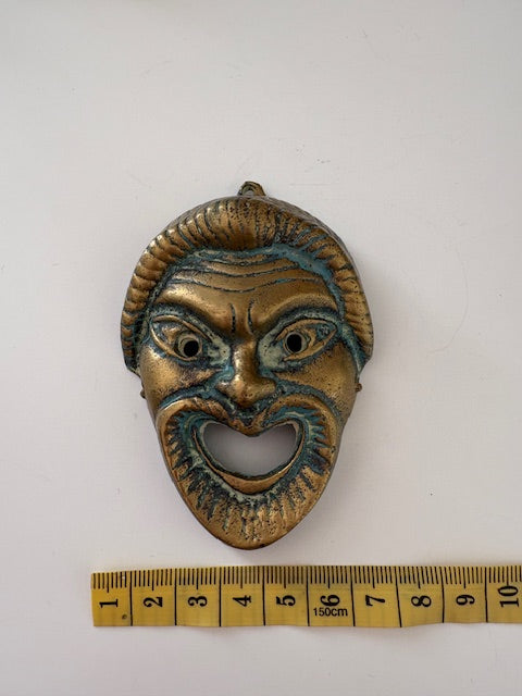 Decorative Brass Masks - one pair available