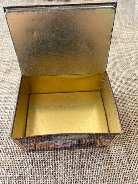 Vintage Kemps Biscuit Tin V&A Museum design - one available